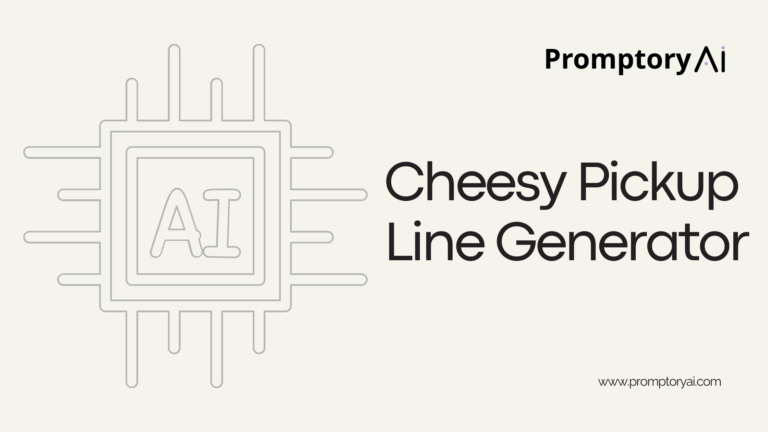 AI Cheesy Pickup Line Generator
