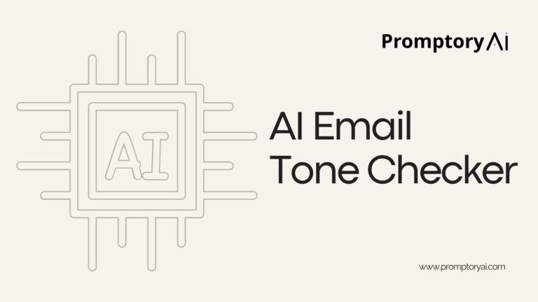 AI Email Tone Checker | Promptory AI