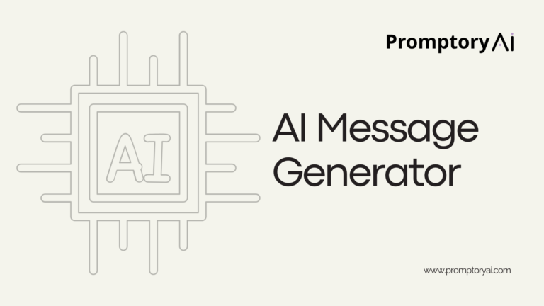 AI Message Generator | Promptory AI