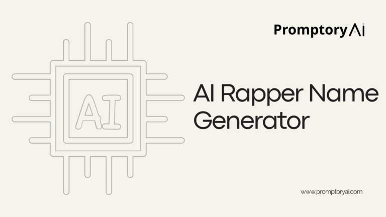 AI Rapper Name Generator | Promptory AI
