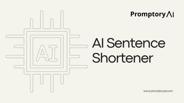 AI Sentence Shortener | Promptory AI